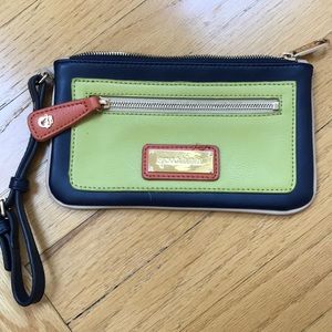 Spartina Leather Wristlet